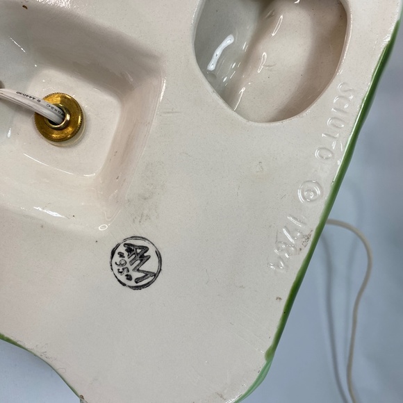 Vtg 2 Pc Scioto Molds Ceramic 1980/90s Pumpkin House Snowy Yard Trees w Light - Picture 13 of 16